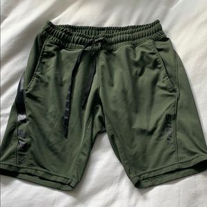 VIRUS men’s green athletic shorts
